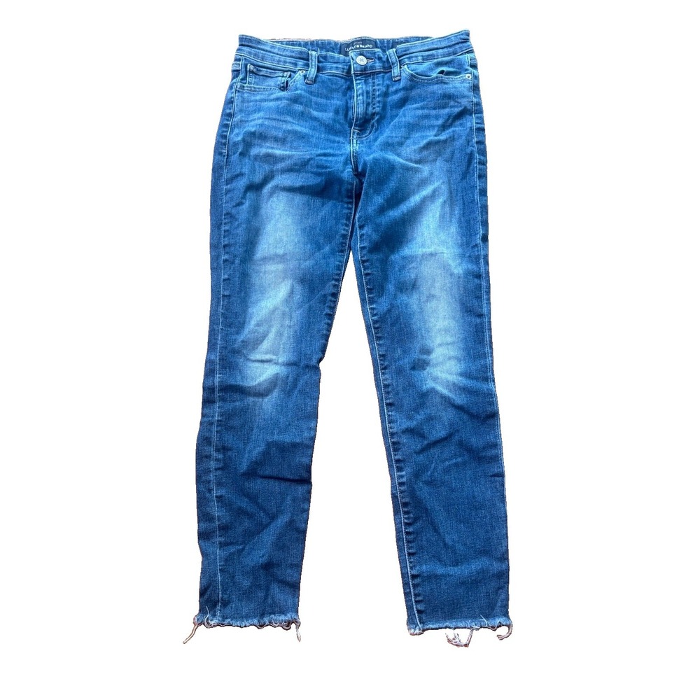 Lucky Brand Ava Mid Rise Skinny Jeans Womens 6/28 Blue Med Wash Denim